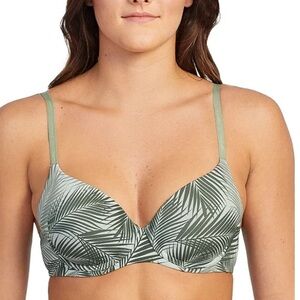 Kindly Palm Print Full Coverage T-Shirt Bra